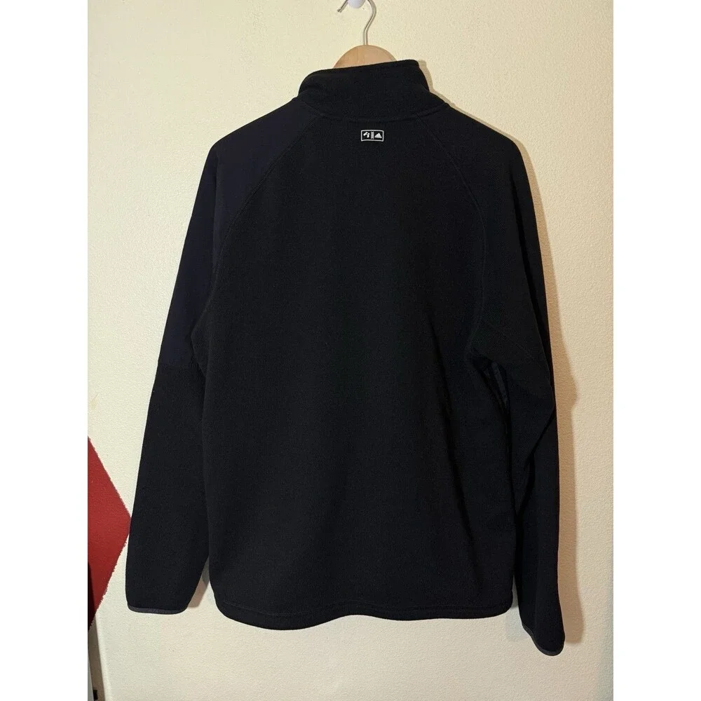 adidas Men's Full Zip Black Sweater / Sweatshirt - Size XL